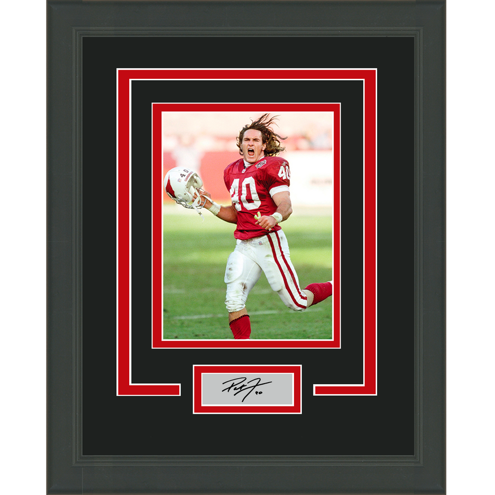 Framed Pat Tillman Facsimile Laser Engraved Signature Auto Arizona Cardinals 11x14 Football Photo (ONLINE ORDER ONLY)