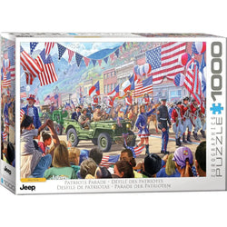 Patriots Parade Jeep 1000 Piece Jigsaw Puzzle Eurographics (ONLINE ORDER ONLY)