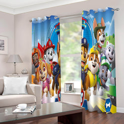 Paw Patrol Curtains Cosplay Blackout Window Drapes for Room Decoration (Online Order Only)
