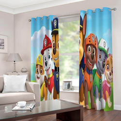 Paw Patrol Curtains Cosplay Blackout Window Drapes for Room Decoration (Online Order Only)