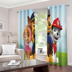 Paw Patrol Curtains Cosplay Blackout Window Drapes for Room Decoration (Online Order Only)