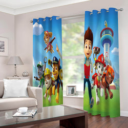 Paw Patrol Curtains Cosplay Blackout Window Drapes for Room Decoration (Online Order Only)