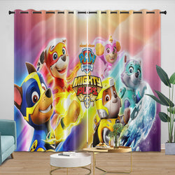 Paw Patrol Mighty Pups Curtains Pattern Blackout Window Drapes Room Decoration (ONLINE ORDER ONLY)