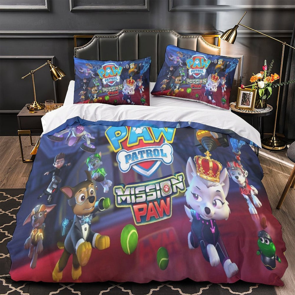 Paw Patrol Mission Paw Duvet Cover Bedding Set Without Filler (ONLINE ORDER ONLY)