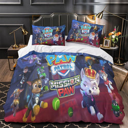 Paw Patrol Mission Paw Duvet Cover Bedding Set Without Filler (ONLINE ORDER ONLY)