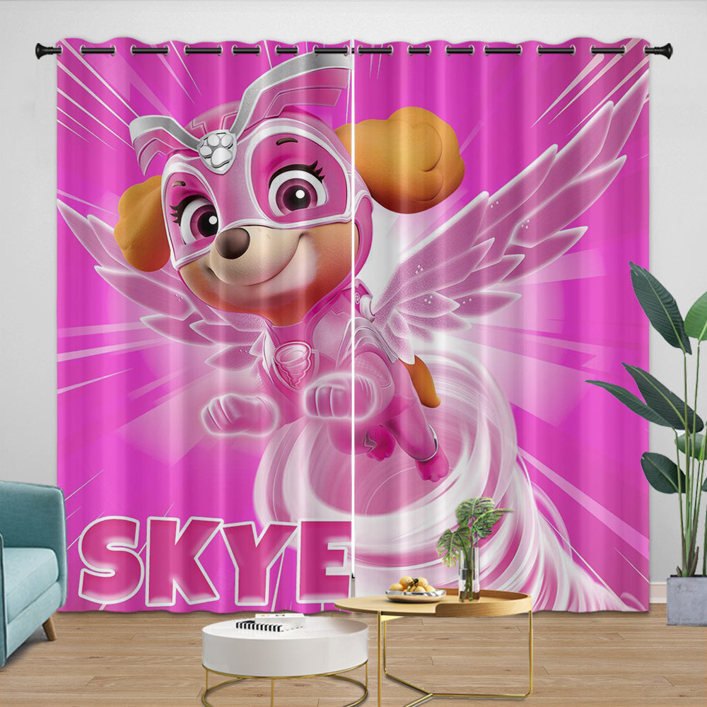 Paw Patrol Skye Curtains Blackout Kids Room Window Drapes (ONLINE ORDER ONLY)