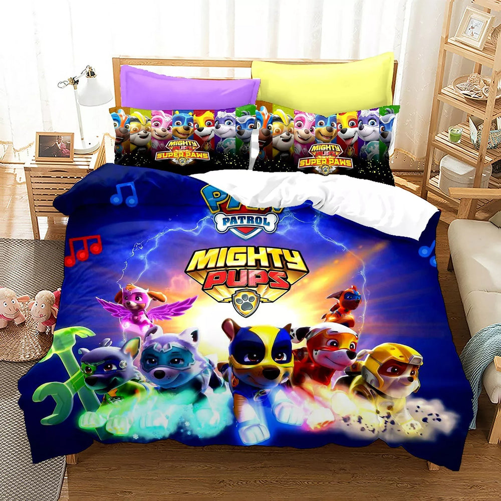 Paw Patrol mighty pups Bedding Set Quilt Cover Without Filler (Online Order Only)