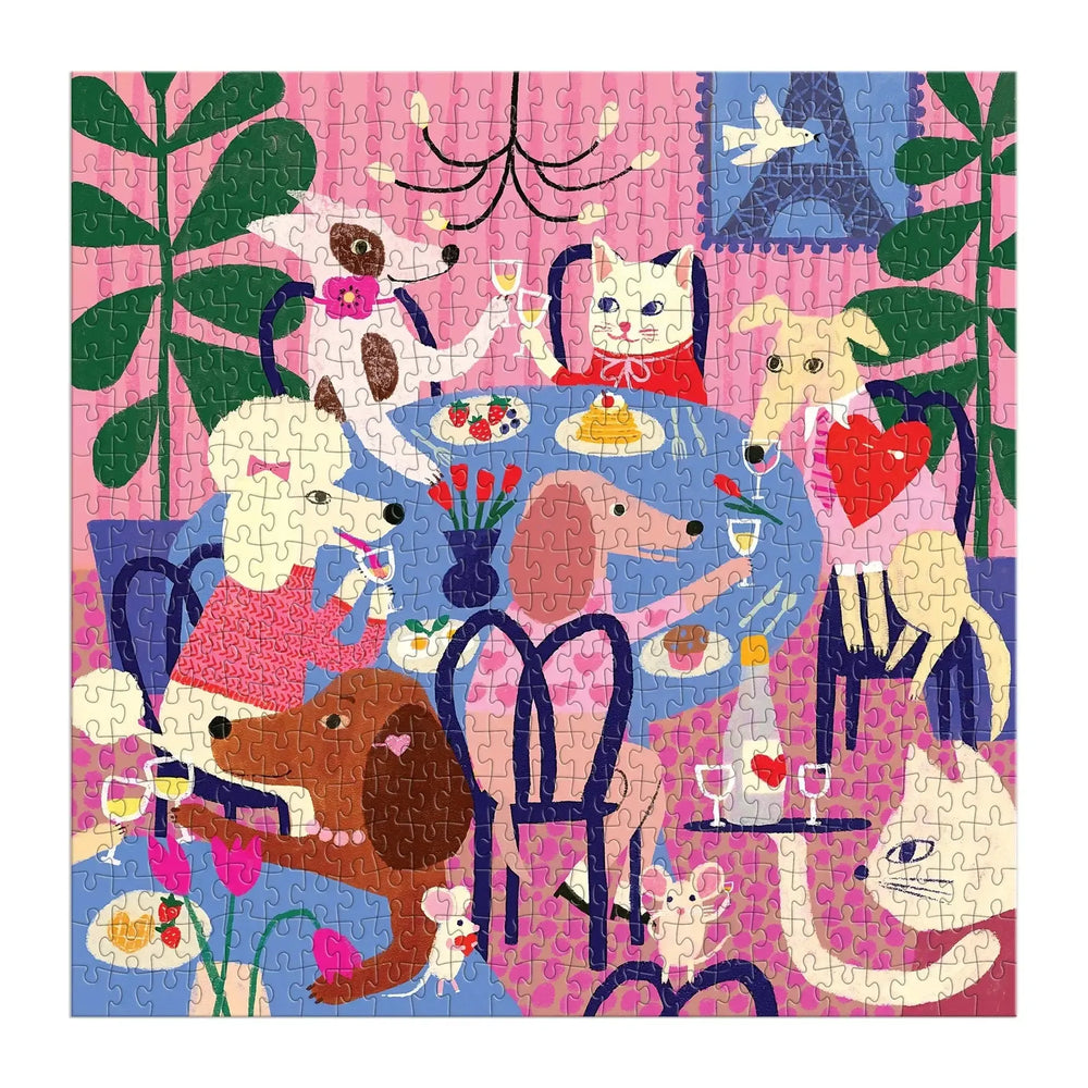 Paws for Love 500 Piece Jigsaw Puzzle Galison (ONLINE ORDER ONLY)