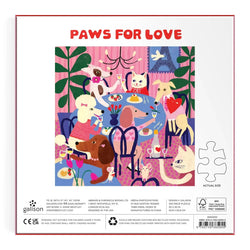 Paws for Love 500 Piece Jigsaw Puzzle Galison (ONLINE ORDER ONLY)
