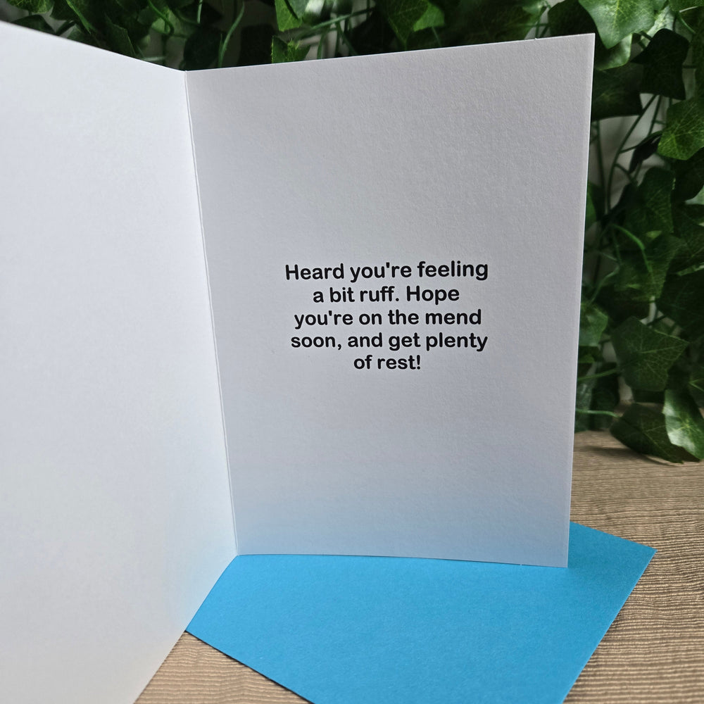 Paws and Relax Get Well Soon Card (ONLINE ORDER ONLY)