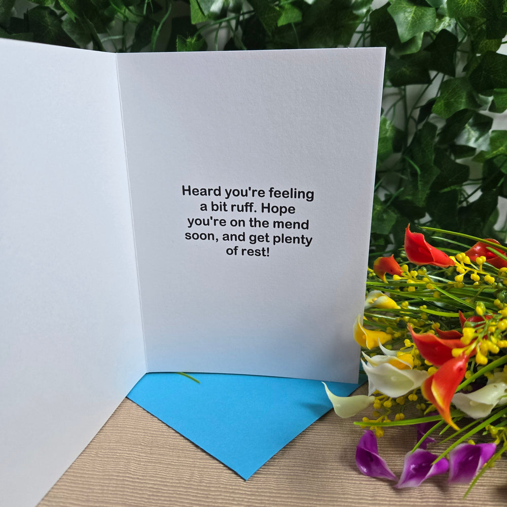 Paws and Relax Get Well Soon Card (ONLINE ORDER ONLY)
