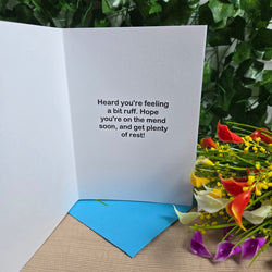 Paws and Relax Get Well Soon Card (ONLINE ORDER ONLY)