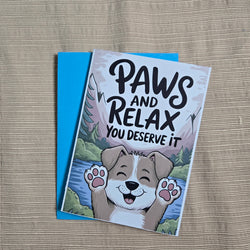 Paws and Relax Get Well Soon Card (ONLINE ORDER ONLY)