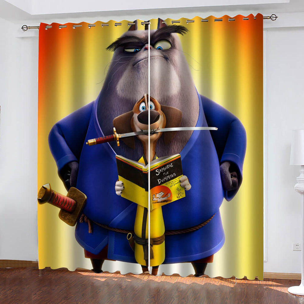 Paws of Fury The Legend of Hank Curtains Blackout Window Drapes (Online Order Only)