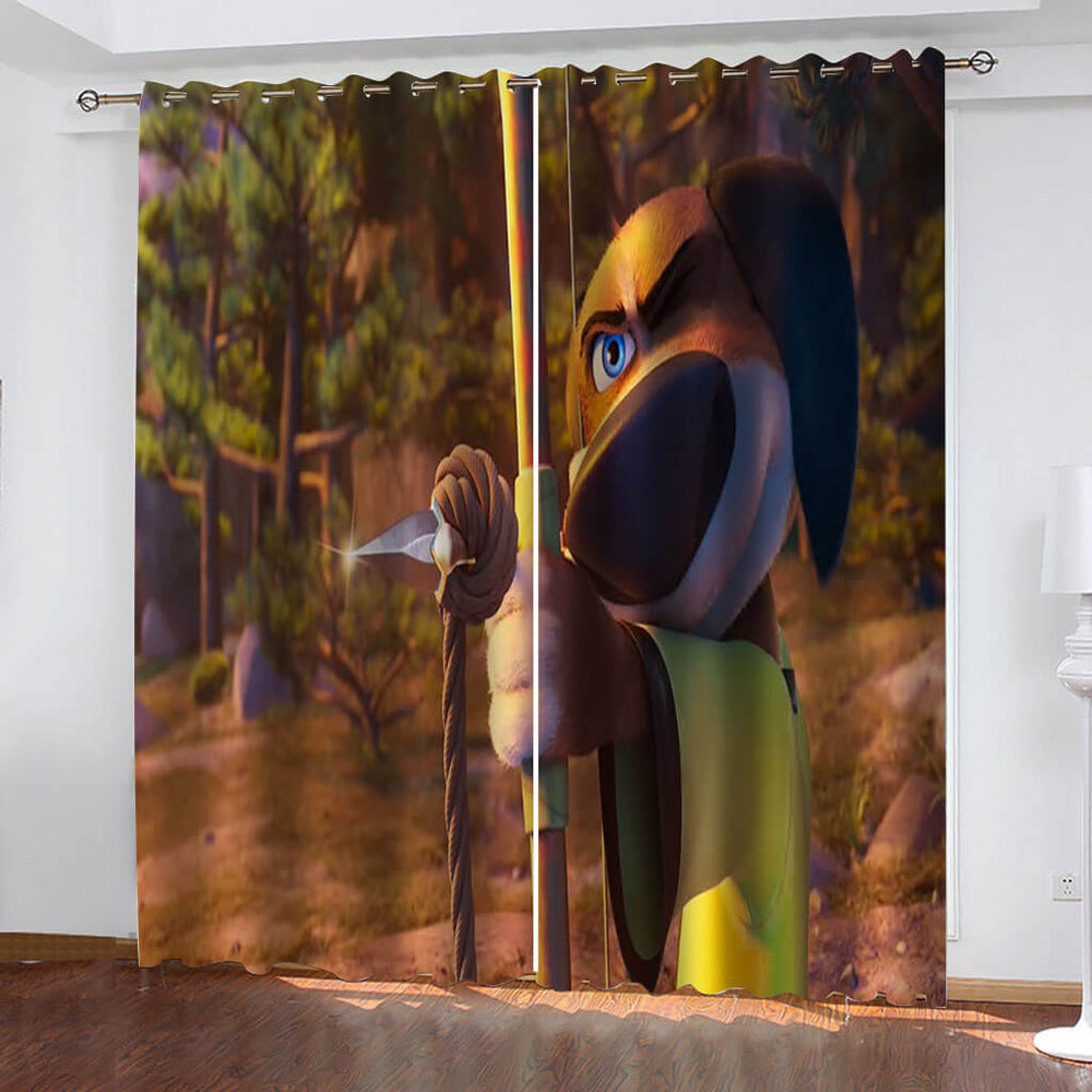 Paws of Fury The Legend of Hank Curtains Blackout Window Drapes (Online Order Only)