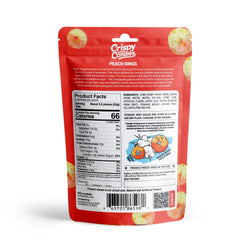 Crispy Candies - Peach Rings Freeze Dried Candy 114g (ONLINE ORDER ONLY)