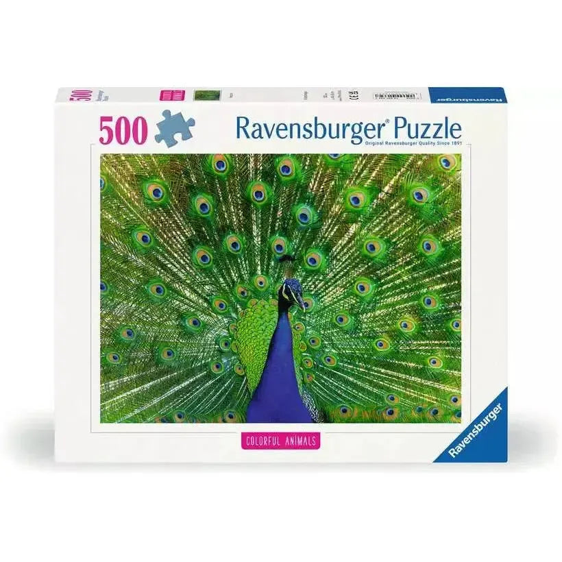 Peacock 500 Piece Jigsaw Puzzle Ravensburger (ONLINE ORDER ONLY)