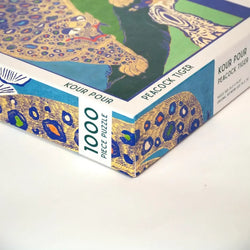 Peacock Tiger by Kour Pour 1000 Piece Jigsaw Puzzle Kinstler (ONLINE ORDER ONLY)