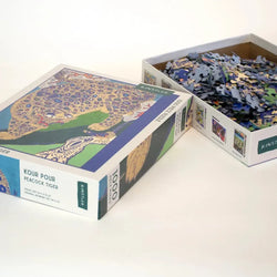 Peacock Tiger by Kour Pour 1000 Piece Jigsaw Puzzle Kinstler (ONLINE ORDER ONLY)