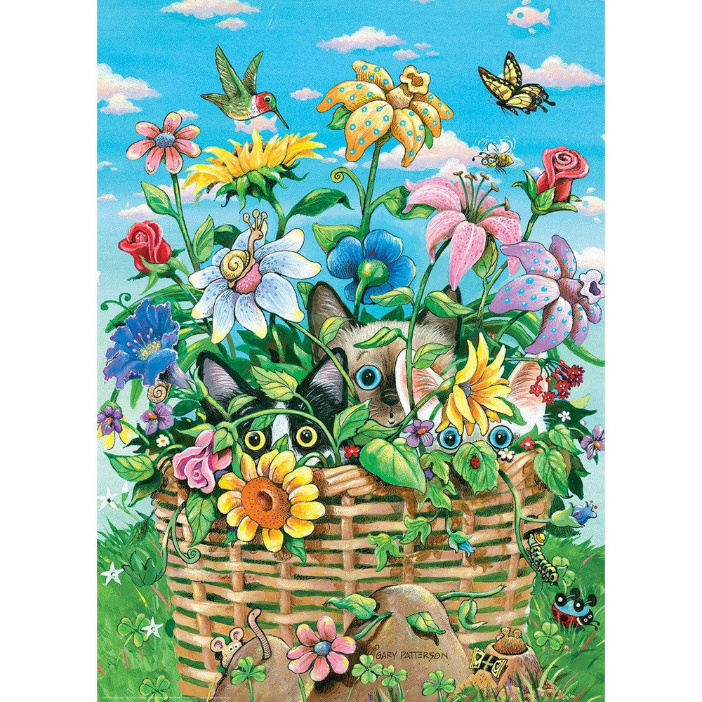 Peek-a-Poo Kittens 300 Large Piece Jigsaw Puzzle Eurographics (ONLINE ORDER ONLY)