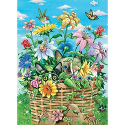 Peek-a-Poo Kittens 300 Large Piece Jigsaw Puzzle Eurographics (ONLINE ORDER ONLY)