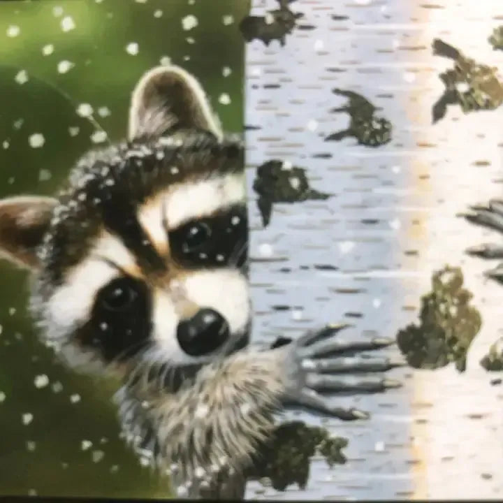 Peekaboo Raccoon 234 Piece "World's Smallest" Jigsaw Puzzle TDC (ONLINE ORDER ONLY)