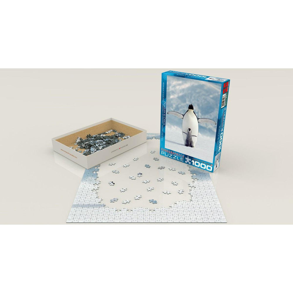 Penguin & Chick 1000 Piece Jigsaw Puzzle Eurographics (ONLINE ORDER ONLY)