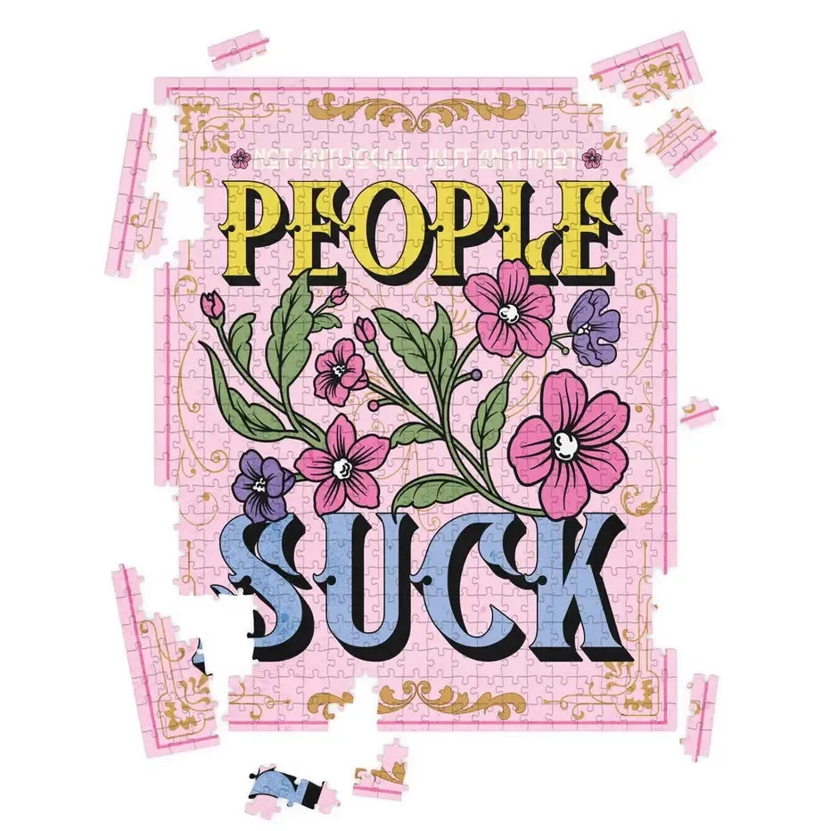 People Suck 500 Piece Jigsaw Puzzle Fun Club (ONLINE ORDER ONLY)