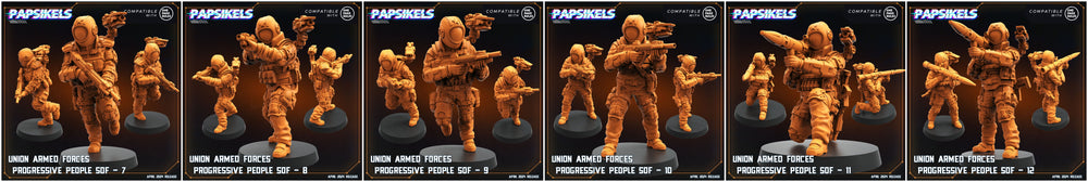 3D Printed Papsikels Democracy Troopers SciFi Raven Claw Set 28mm 32mm (Online Only)