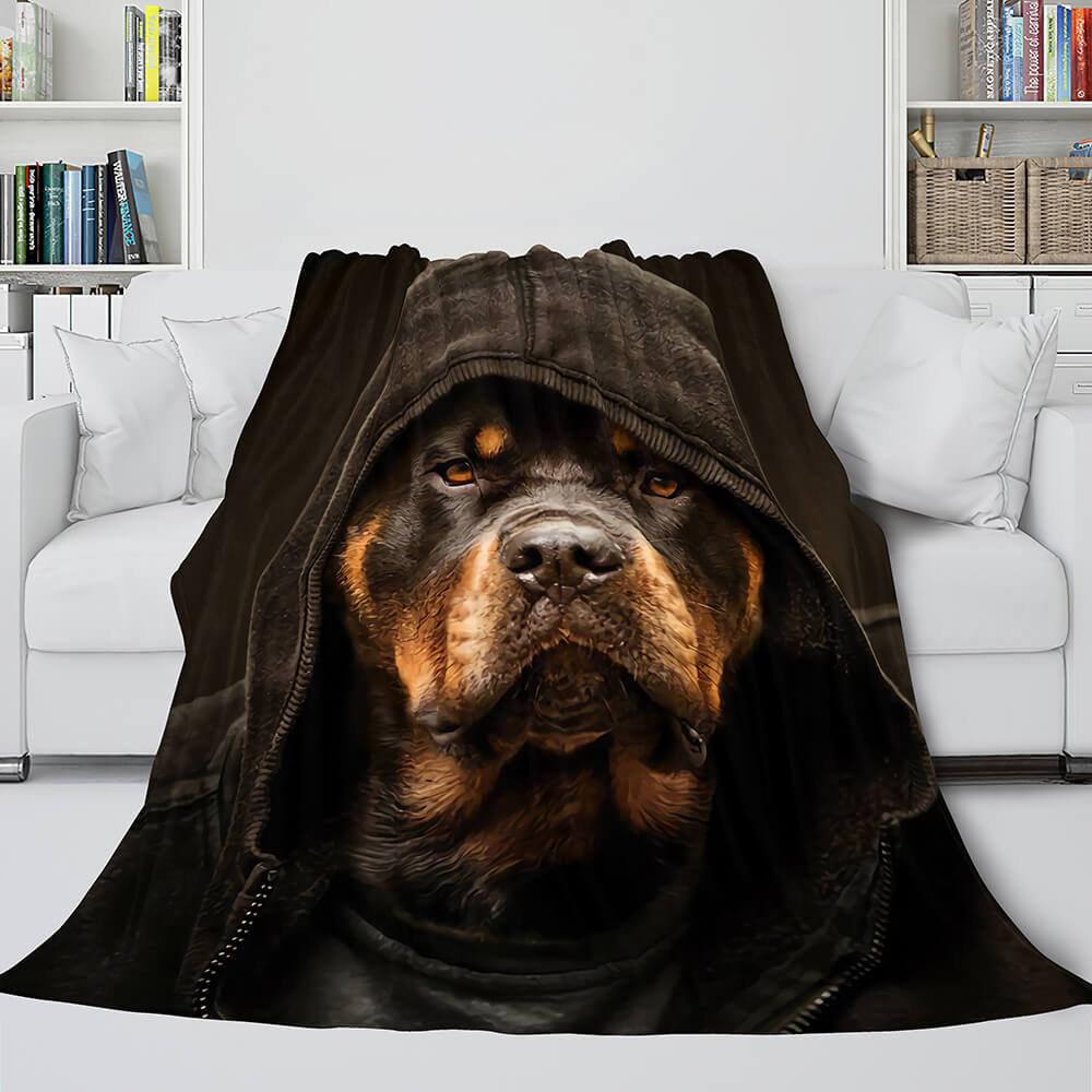 Pet Puppy Dog Flannel Blanket Room Decoration (Online Order Only)