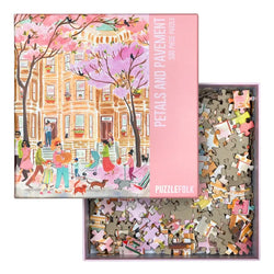 Petals & Pavement 500 Piece Jigsaw Puzzle PuzzleFolk (ONLINE ORDER ONLY)