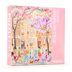 Petals & Pavement 500 Piece Jigsaw Puzzle PuzzleFolk (ONLINE ORDER ONLY)