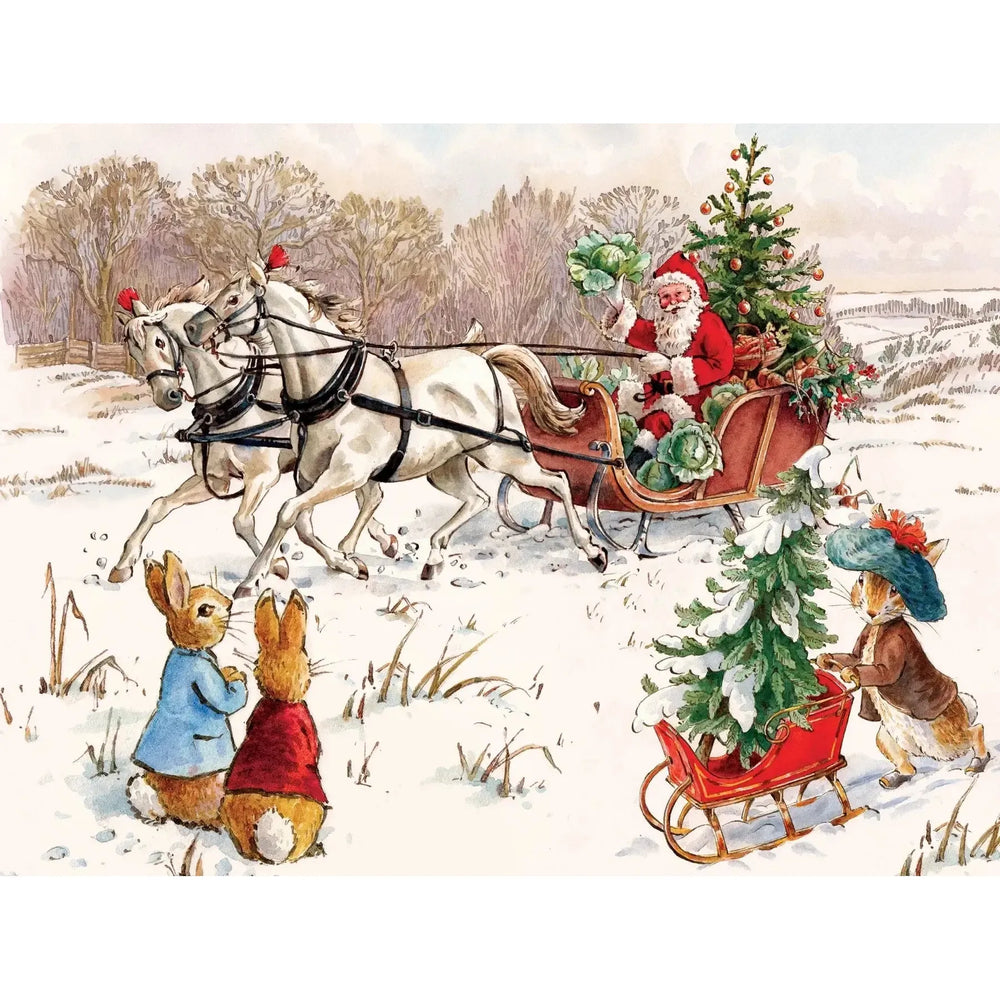 Peter Rabbit & Santa 1000 Piece Jigsaw Puzzle NYPC (ONLINE ORDER ONLY)