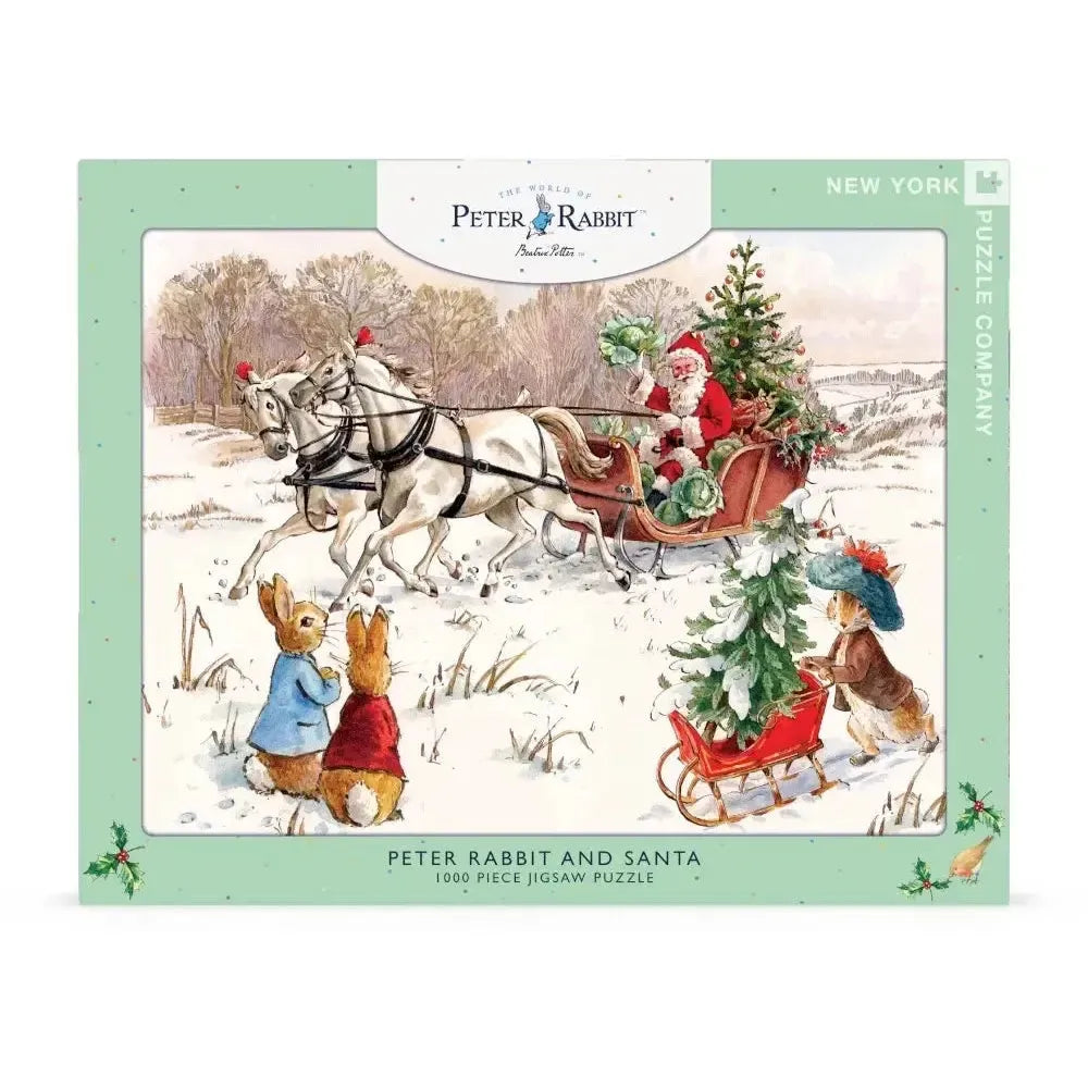 Peter Rabbit & Santa 1000 Piece Jigsaw Puzzle NYPC (ONLINE ORDER ONLY)