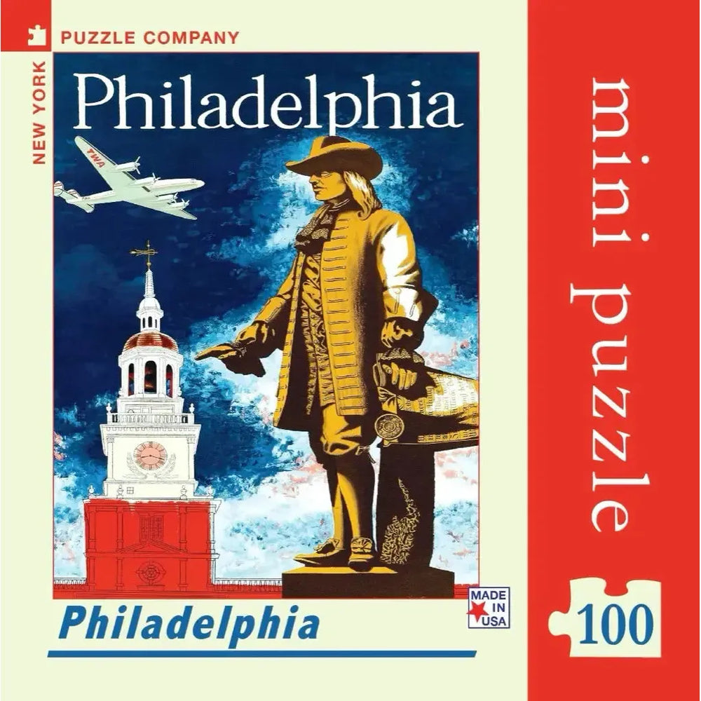 Philadelphia 100 Piece Mini Jigsaw Puzzle NYPC (ONLINE ORDER ONLY)