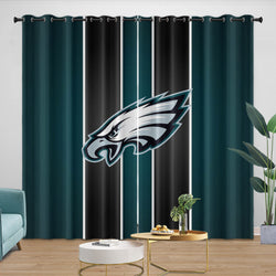 Philadelphia Eagles Curtains Blackout Window Drapes (ONLINE ORDER ONLY)