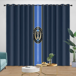 Philadelphia Union Curtains Blackout Window Drapes Room Decoration (Online Order Only)