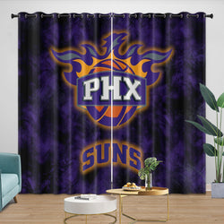 Phoenix Suns Curtains Blackout Window Drapes Room Decoration (Online Order Only)