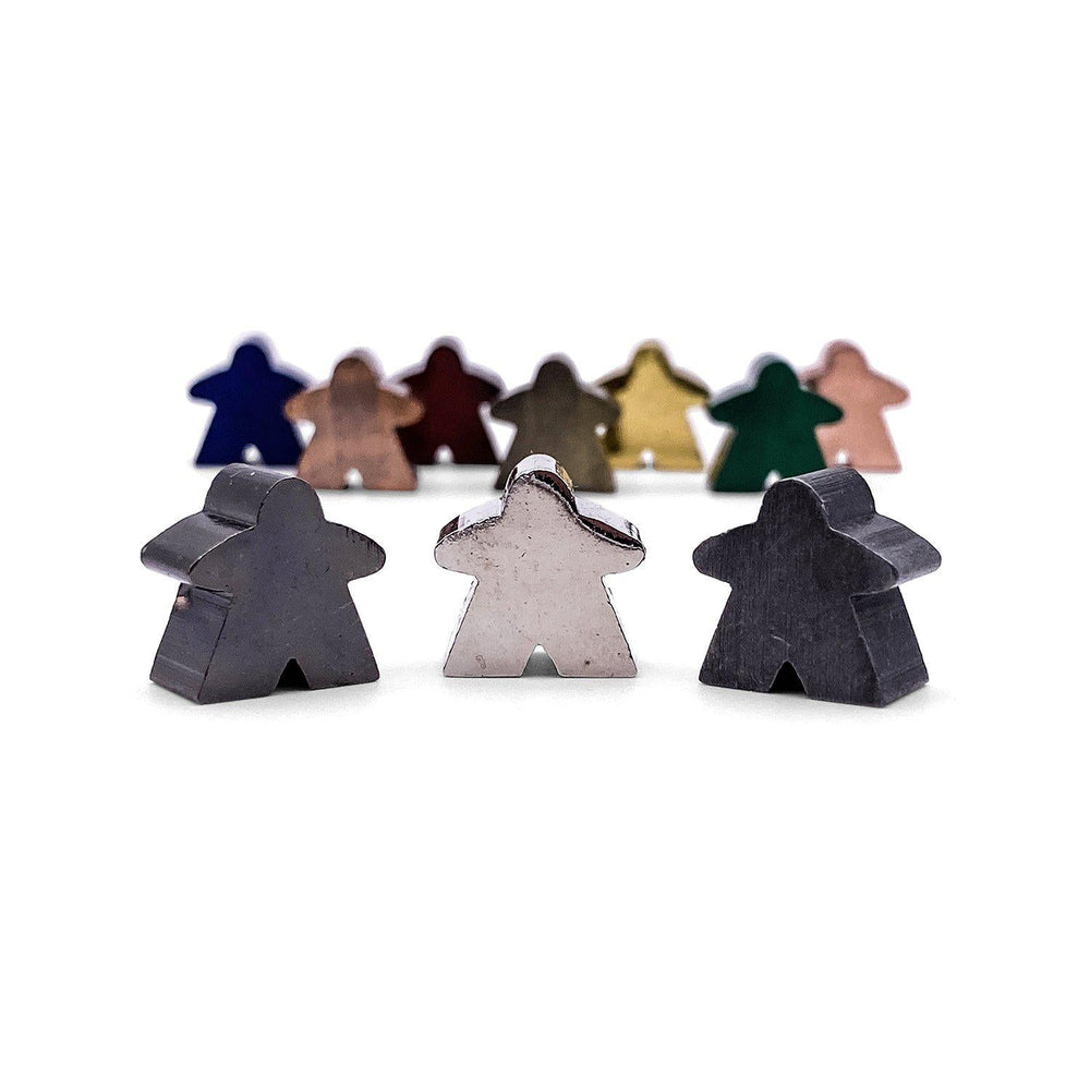 10 Pack of Metal Meeples (Random Colors) (Online Only)