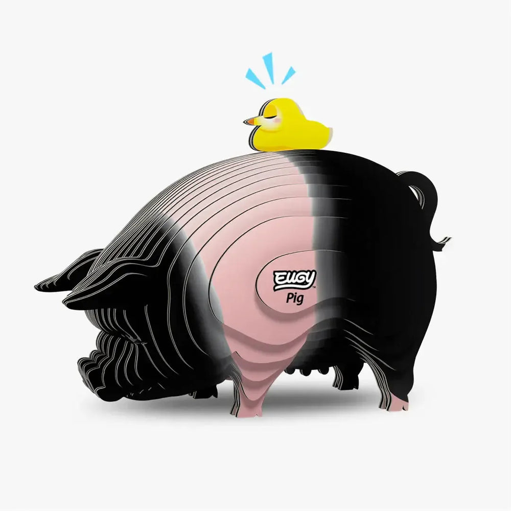 Pig 3D Cardboard Model Kit Eugy (ONLINE ORDER ONLY)