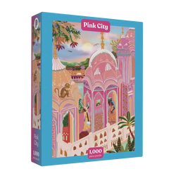 Pink City 1000 Piece Jigsaw Puzzle Puzzledly (ONLINE ORDER ONLY)