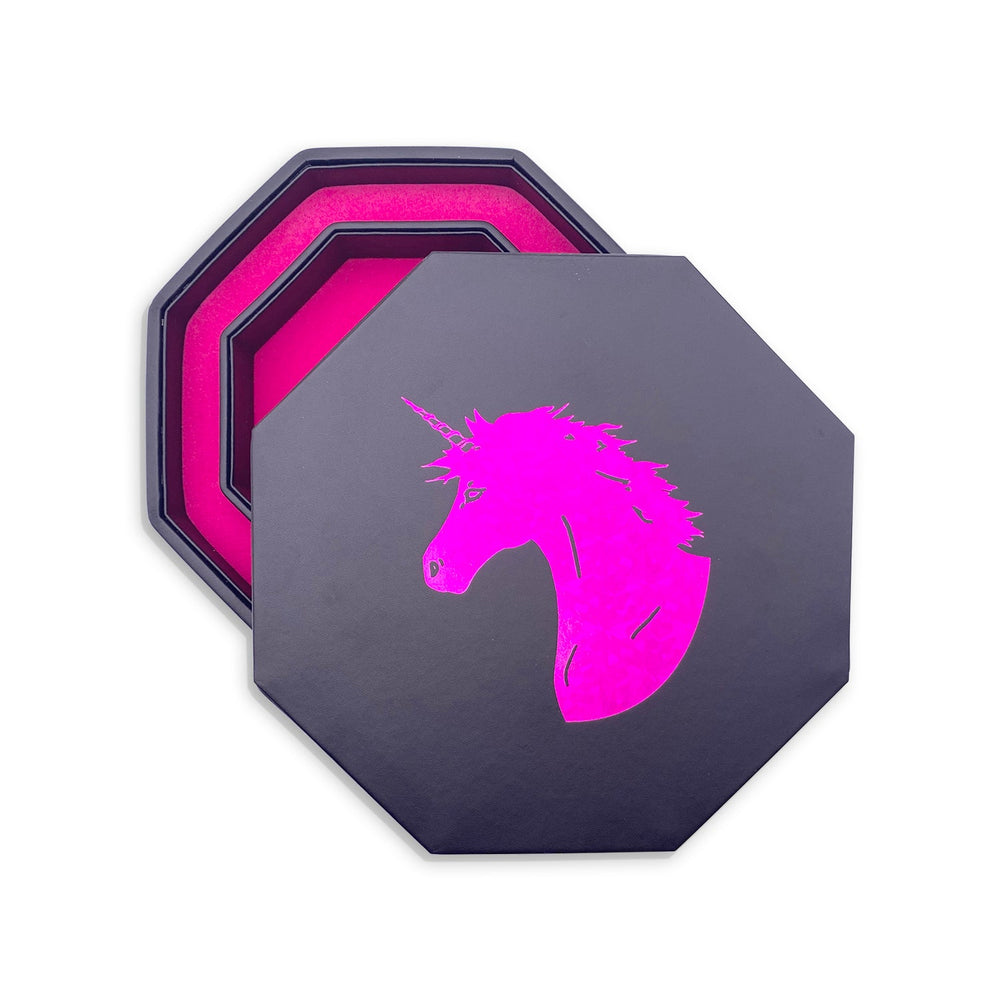 Pink Unicorn - Tray of Holding™ Dice Tray by Norse Foundry (ONLINE ORDER ONLY)