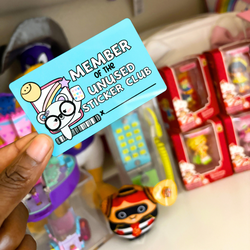 Member of the Unused Sticker Club | Metal Card (ONLINE ORDER ONLY)