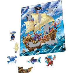Pirates Celebrating 30 Piece Tray Jigsaw Puzzle Larsen (ONLINE ORDER ONLY)
