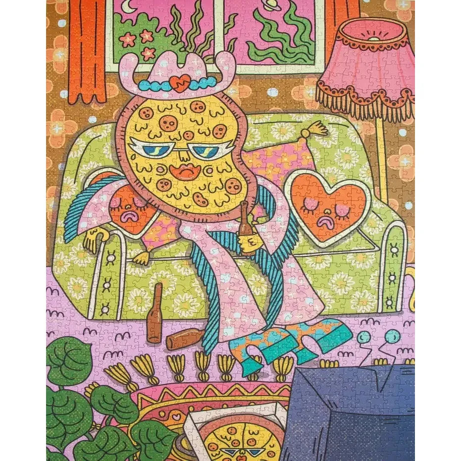 Pizza For One 1000 Piece Jigsaw Puzzle Birdie (ONLINE ORDER ONLY)
