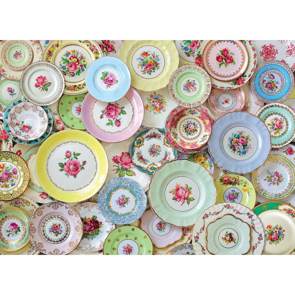 Plate Collection 1000 Piece Jigsaw Puzzle Eurographics (ONLINE ORDER ONLY)