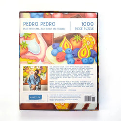 Plate with Cake, Jelly Donut & Tiramisu 1000 Piece Jigsaw Puzzle Kinstler (ONLINE ORDER ONLY)
