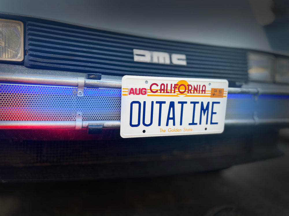 Back to the Future OUTATIME License Plate Replica (ONLINE ORDER ONLY)