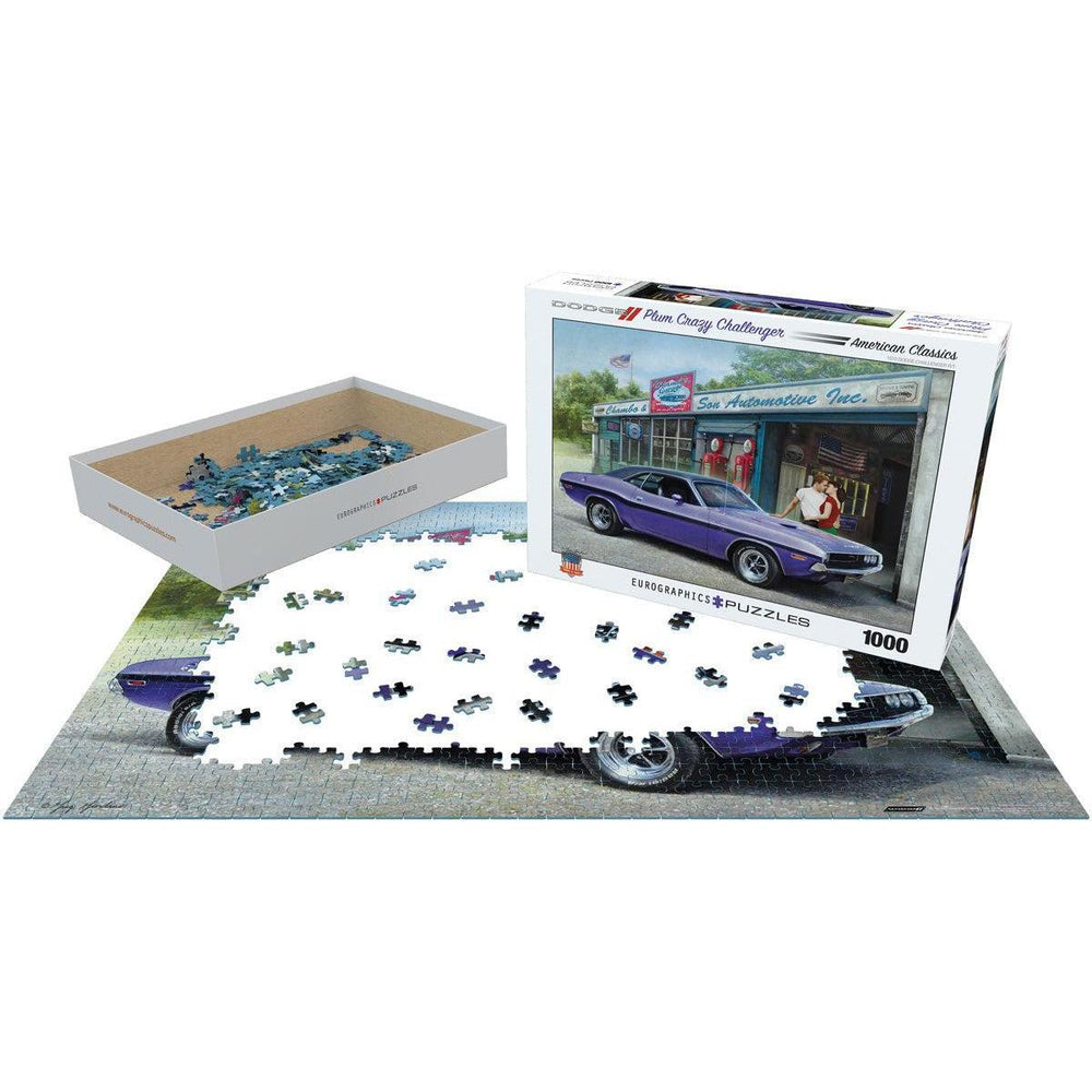Plum Crazy Challenger 1000 Piece Jigsaw Puzzle Eurographics (ONLINE ORDER ONLY)
