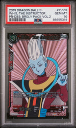 2019 DRAGON BALL SUPER DBS:BROLY VOL.2 WHIS, THE INSTRUCTOR #P-103 - PSA 10 (Online Order Only)